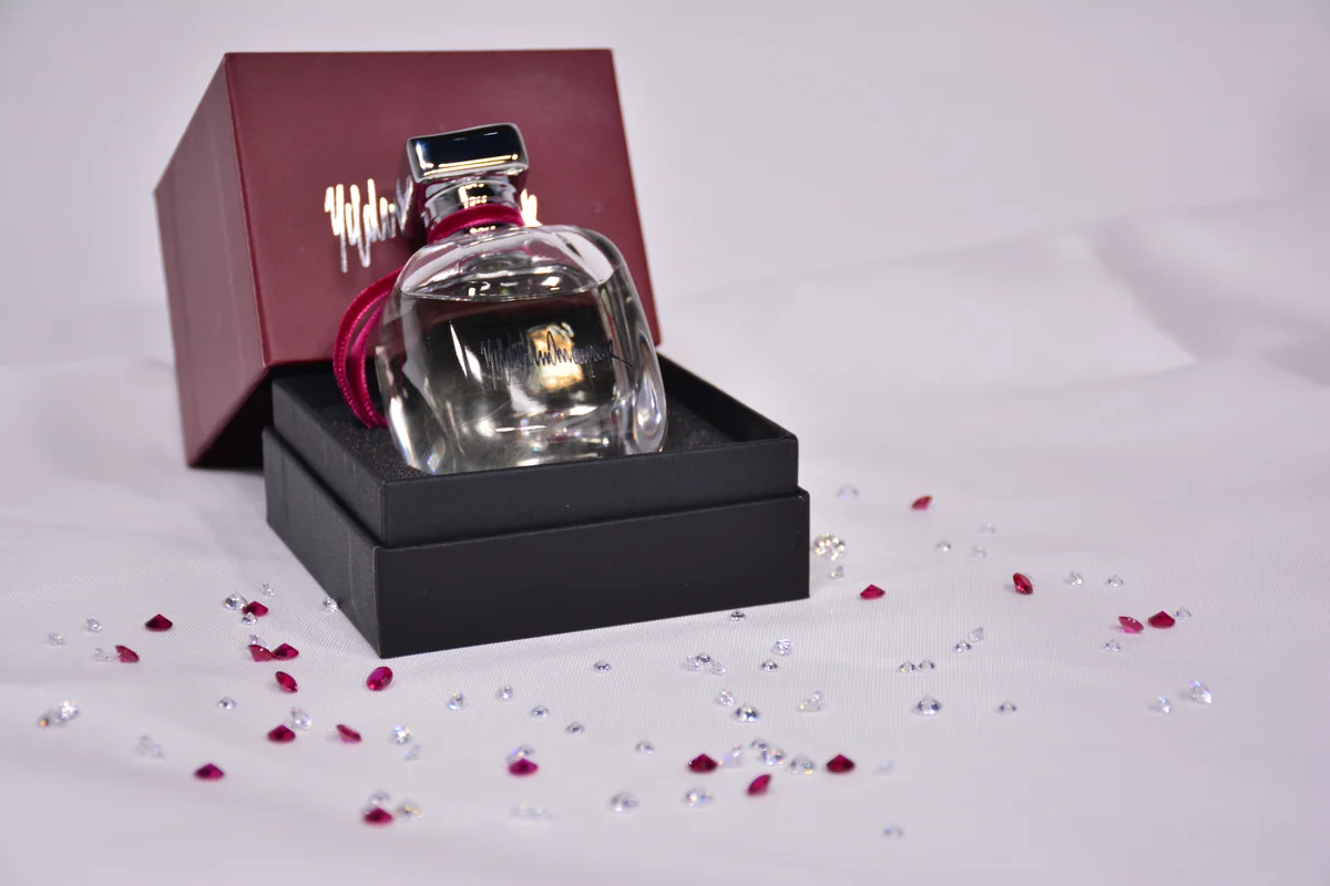 Yıldırım Mayruk crystal fragrance bottle
